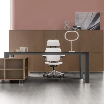 Tay – Scrivania direzionale in vetro