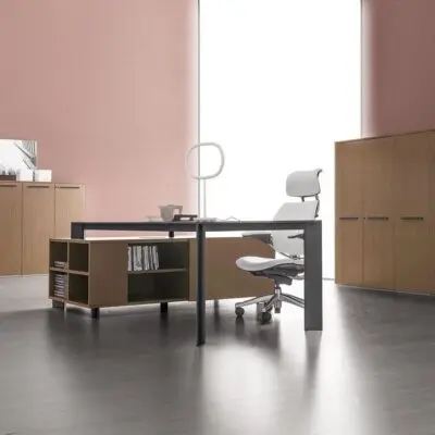 Tay – Scrivania direzionale in vetro