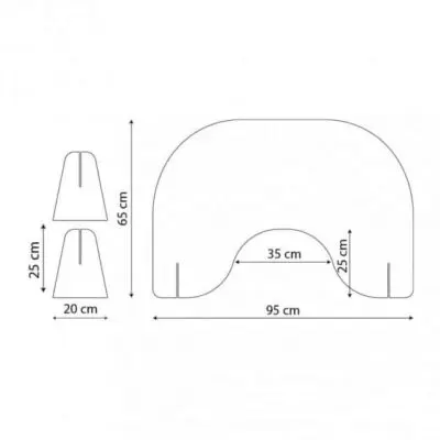 Divisorio Anti Batterico per Centri Estetici
