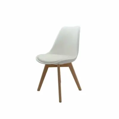 Sedia monoscocca per visitatori – Bianco