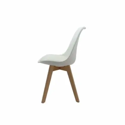 Sedia monoscocca per visitatori – Bianco