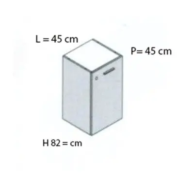 Kamos – Armadio basso anta singola