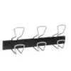 Appendiabiti da muro 3 posti – metallo/ABS