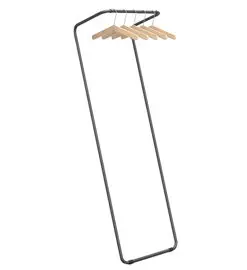 Appendiabiti da muro Alba black