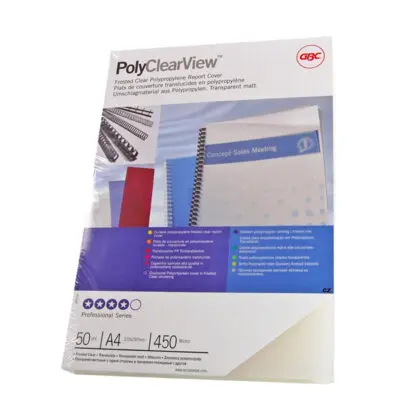 Copertine PolyClear View – Formato A4 – Spessore 300 micron – PPL