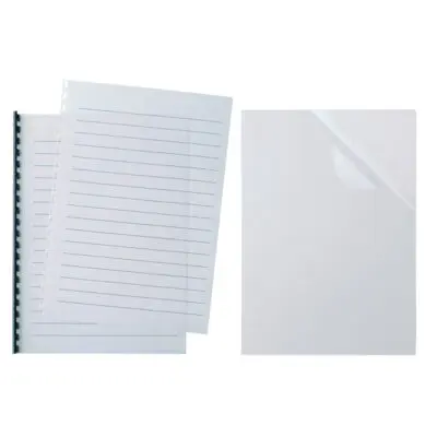 Copertine rilegatura video A4 – R30 – 280micron – neutro trasparente