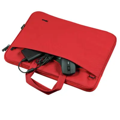 Borsa per notebook Bologna – ecocompatibile – da 16″ – rosso
