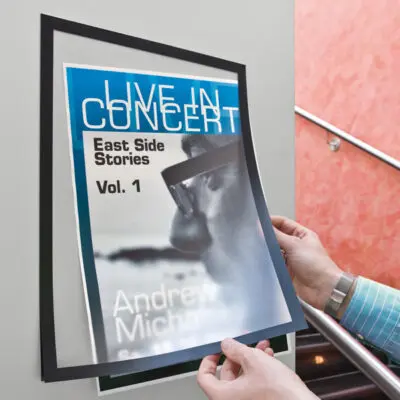 Cornice espositiva Duraframe® – A4 – 21 x 29,7 cm – rosso