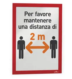 Cornice espositiva Duraframe® – A4 – 21 x 29,7 cm – rosso