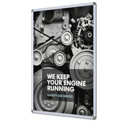 Cornice a scatto – angoli tondi – A4 – profilo 2,5 cm