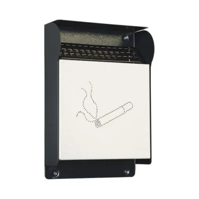 Posacenere murale – da esterno – grigio scuro