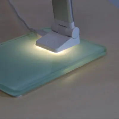 Lampada da tavolo Popy – a led – 6 W – alluminio/vetro