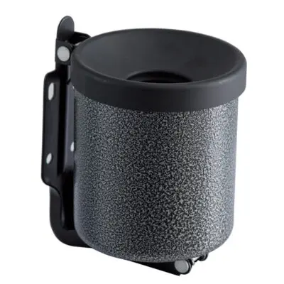 Posacenere murale Nido – 0,5 L – metallo verniciato – silver punteggiato