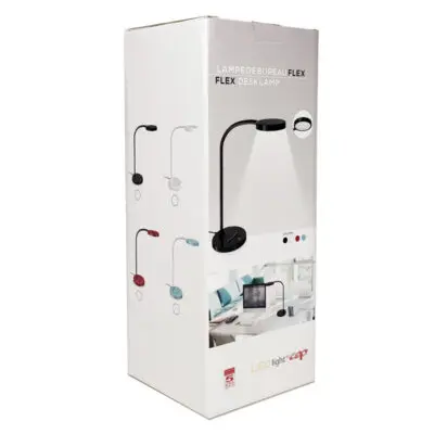 Lampada Flex Desk – a led – con base in legno