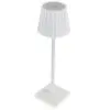 Lampada da Tavolo a LED Ricaricabile in Alluminio e PMMA
