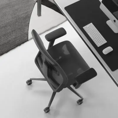 Poltrona direzionale sedile in rete Stratos