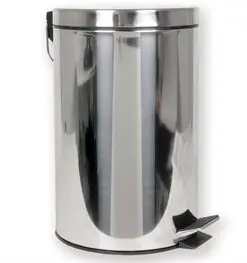 Cestini getta rifiuti 12 lt acciaio inox