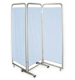 Paravento a 3 ante azzurro Trevira