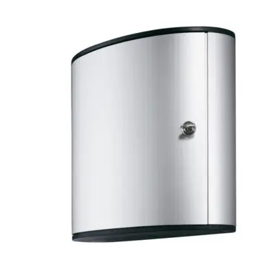 Cassetta portachiavi da parete Key Box – 30,2×11,8×28 cm – 54 posti – grigio –