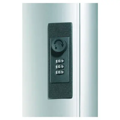 Cassetta portachiavi da parete Key Box Plus – 30,2x40x11,8 cm – 54 posti – grigio