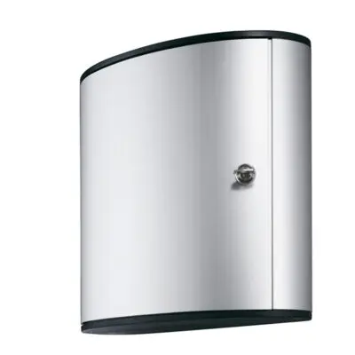 Cassetta portachiavi da parete Key Box – 30,2×11,8×28 cm – 18 posti – grigio –