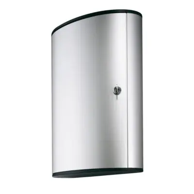 Cassetta portachiavi da parete Key Box – 30,2×11,8×40 cm – 72 posti – grigio –