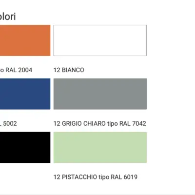 Dover panca in tubolare di acciaio