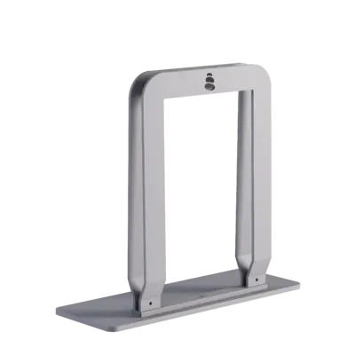 Struttura Freestandig per un pannello privacy singolo verticale orientabile