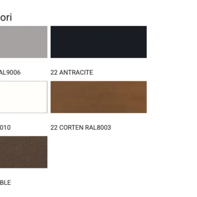 Panca Urban in metallo