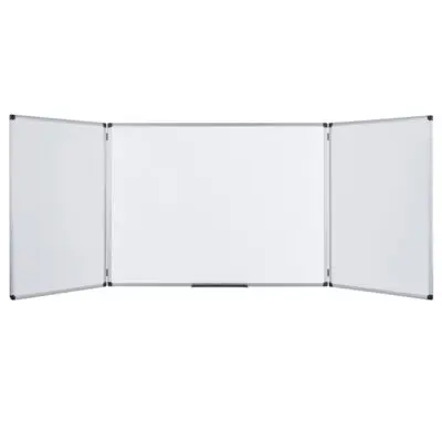 Lavagna magnetica Maya Trio – 90 x 240 cm (aperta)  bianco