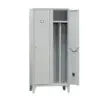 Armadio spogliatoio in metallo - 2 vani - con divisorio 100 x 50 x 180 cm