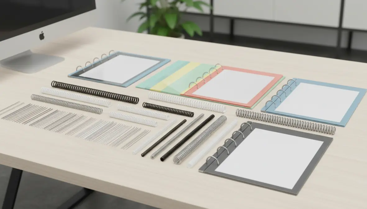 Dorsetti per rilegatura e copertine trasparenti di diverse dimensioni